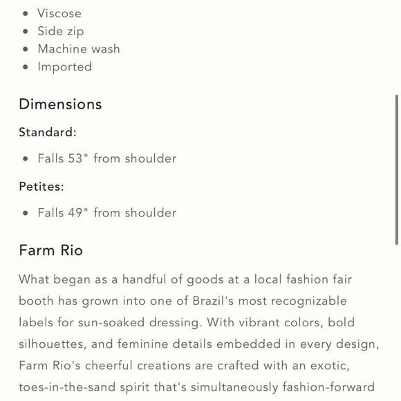 Farm x Anthropologie Halter Maxi Dress Farm Rio NEW Size XL - Picture 7 of 9